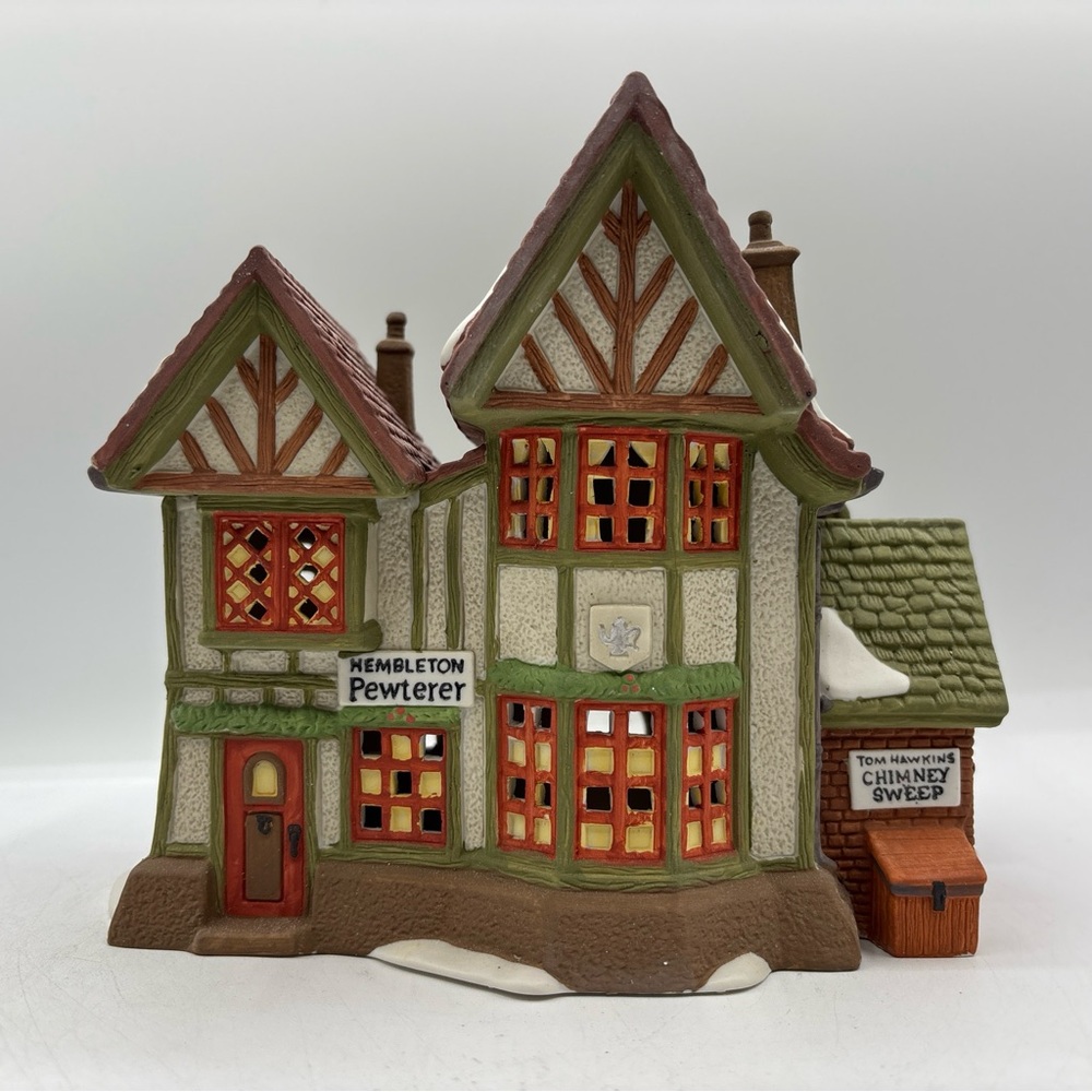 Department 56 1992 Vintage HVC Dickens Village Series Hembleton Pewterer 5800-9